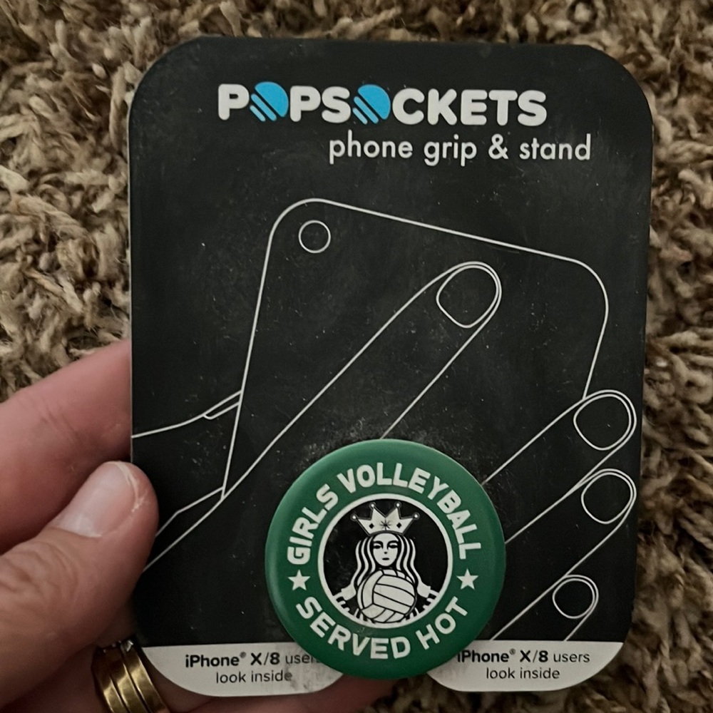 Volleyball Served Hot PopSockets - Phone Grip & Stand